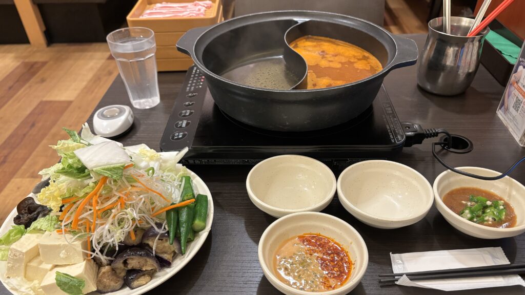 しゃぶ葉での料理の写真